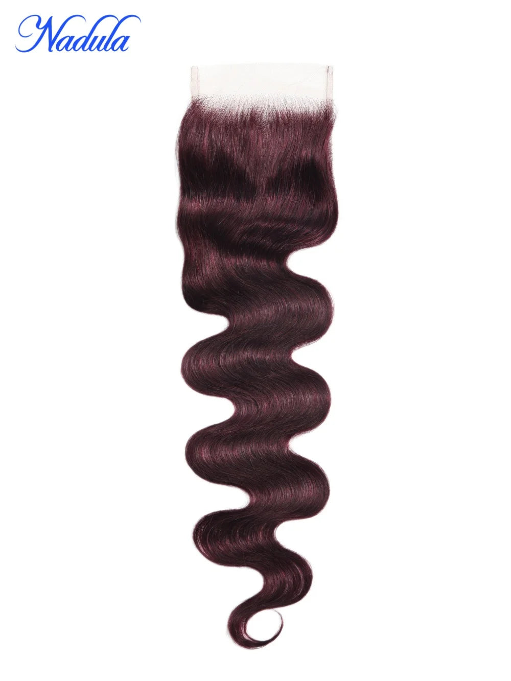 Nadula Hair Purple Black Cherry Brazilian Body Wave Bundles With Free Part Closure 4x4 Lace Closure Brazilian Hair Weave