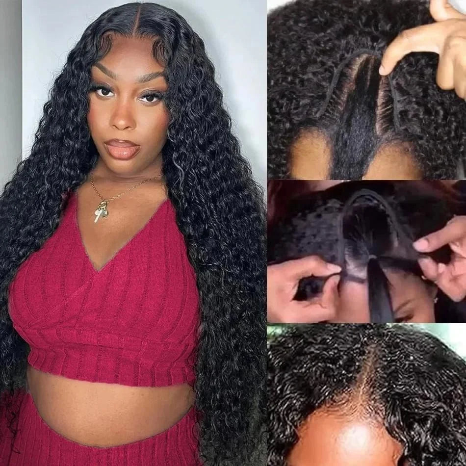 1-3 Days Fast Delivery 180 Density Wigs Human Hair 13x6 13x4 Transparent Lace Frontal Deep Wave Human Hair Wigs 5x5 Glueless Wig