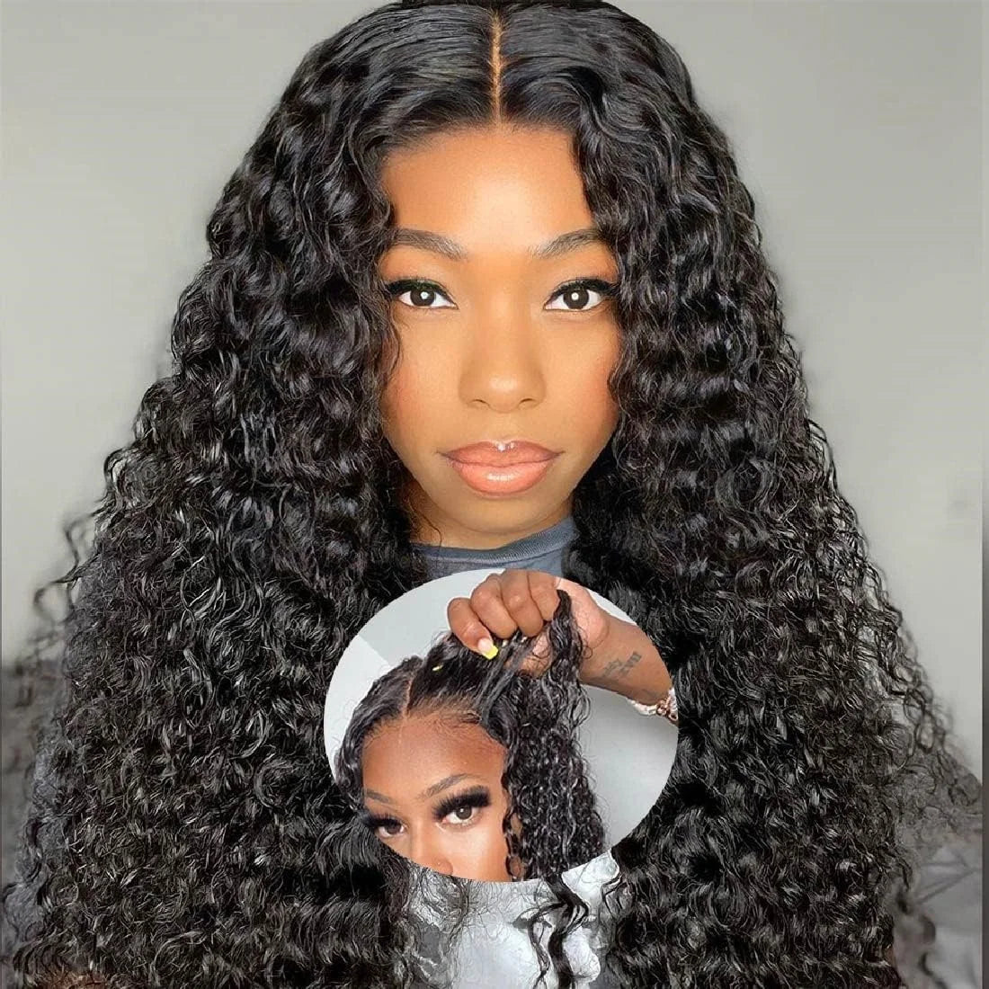 1-3 Days Fast Delivery 180 Density Wigs Human Hair 13x6 13x4 Transparent Lace Frontal Deep Wave Human Hair Wigs 5x5 Glueless Wig