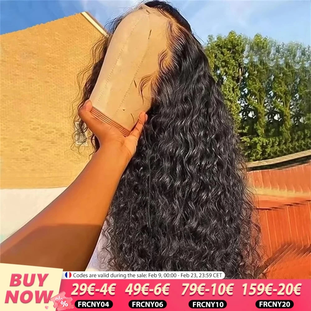 1-3 Days Fast Delivery 180 Density Wigs Human Hair 13x6 13x4 Transparent Lace Frontal Deep Wave Human Hair Wigs 5x5 Glueless Wig