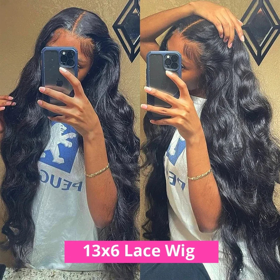 30 40 Inch Body Wave Human Hair Wig 250 Density Wet And Wavy 100% Human Hair 13x6 Hd Lace Frontal Wig Brazilian 13x7 Lace Front Pre Plucked Wigs