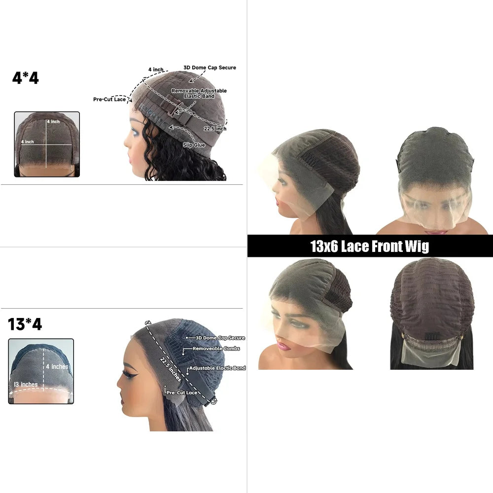 Latina Curly Dark Brown Colored 13X4 Human Hair Wigs For Black Women Glueless Bouncy Curly 4x4 Pre-Cut Lace Wig Human Hair Remy