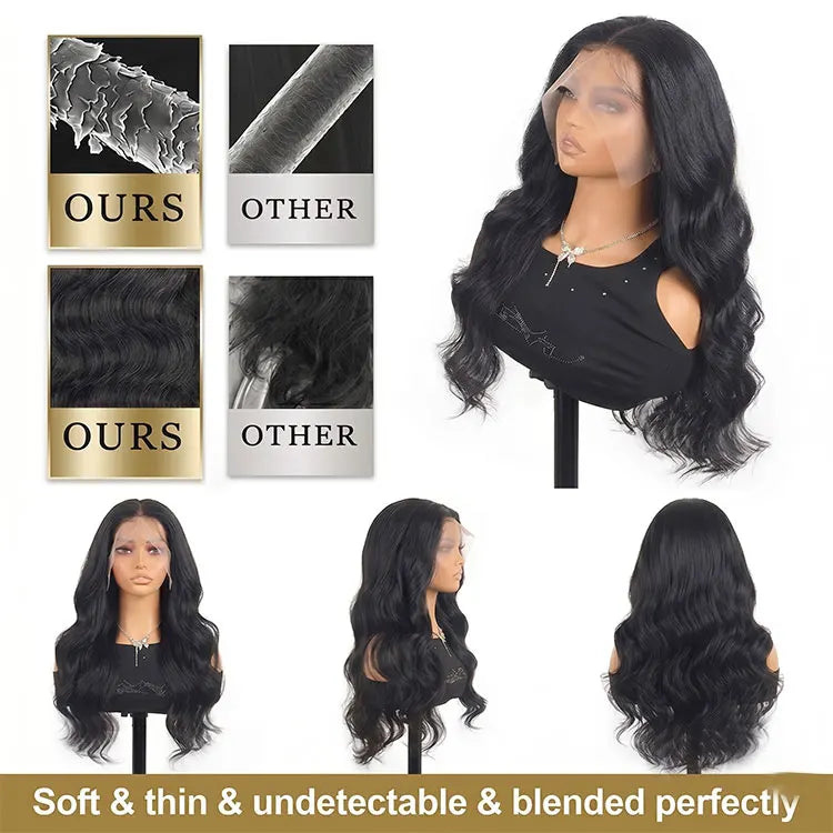 30 40 Inch Body Wave Human Hair Wig 250 Density Wet And Wavy 100% Human Hair 13x6 Hd Lace Frontal Wig Brazilian 13x7 Lace Front Pre Plucked Wigs