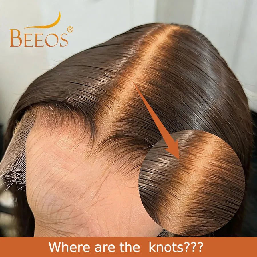 BEEOS Upgraded 2.0 Tiny Knots 13x6 Full Frontal HD Lace Wigs Skinlike HD Lace Bye Knots 5x5 13x4 Water Wave Wigs For Women