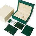 Men's Gold Watch Rolex Day-Date | Diamond | 36mm | Green MoP ساعة رولكس داي ديت ذهبية للرجال | ألماس | 36 مم | قرص أخضر من عرق اللؤلؤ